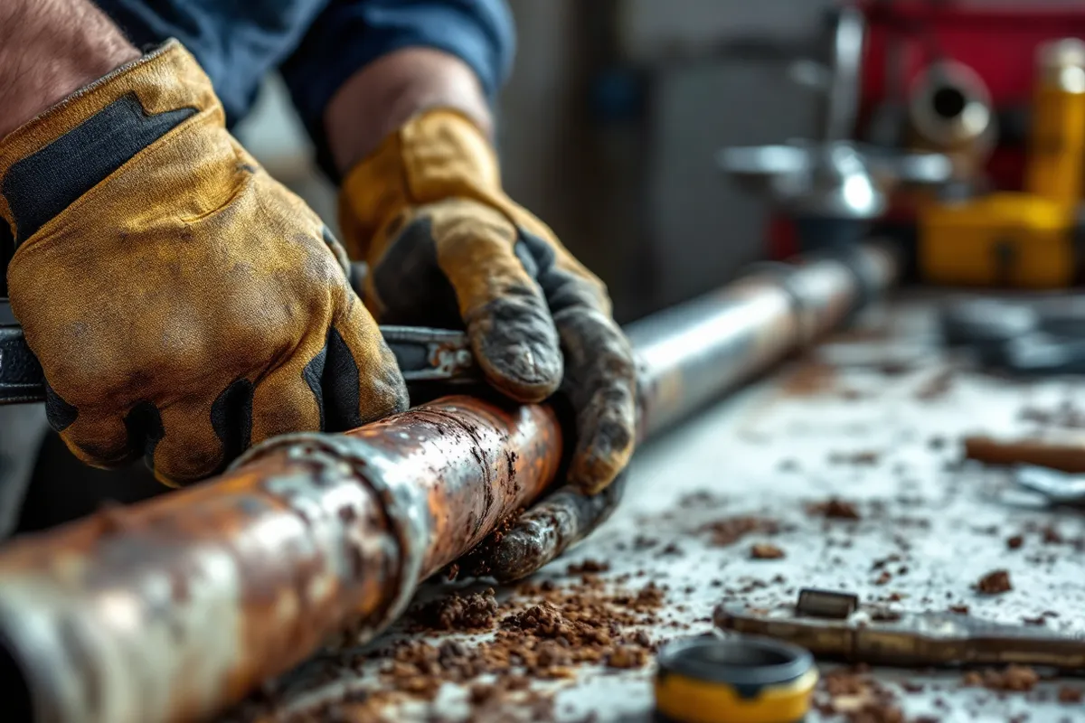 Practical on-site detail supporting 5 warning signs of pitch fibre pipe failure