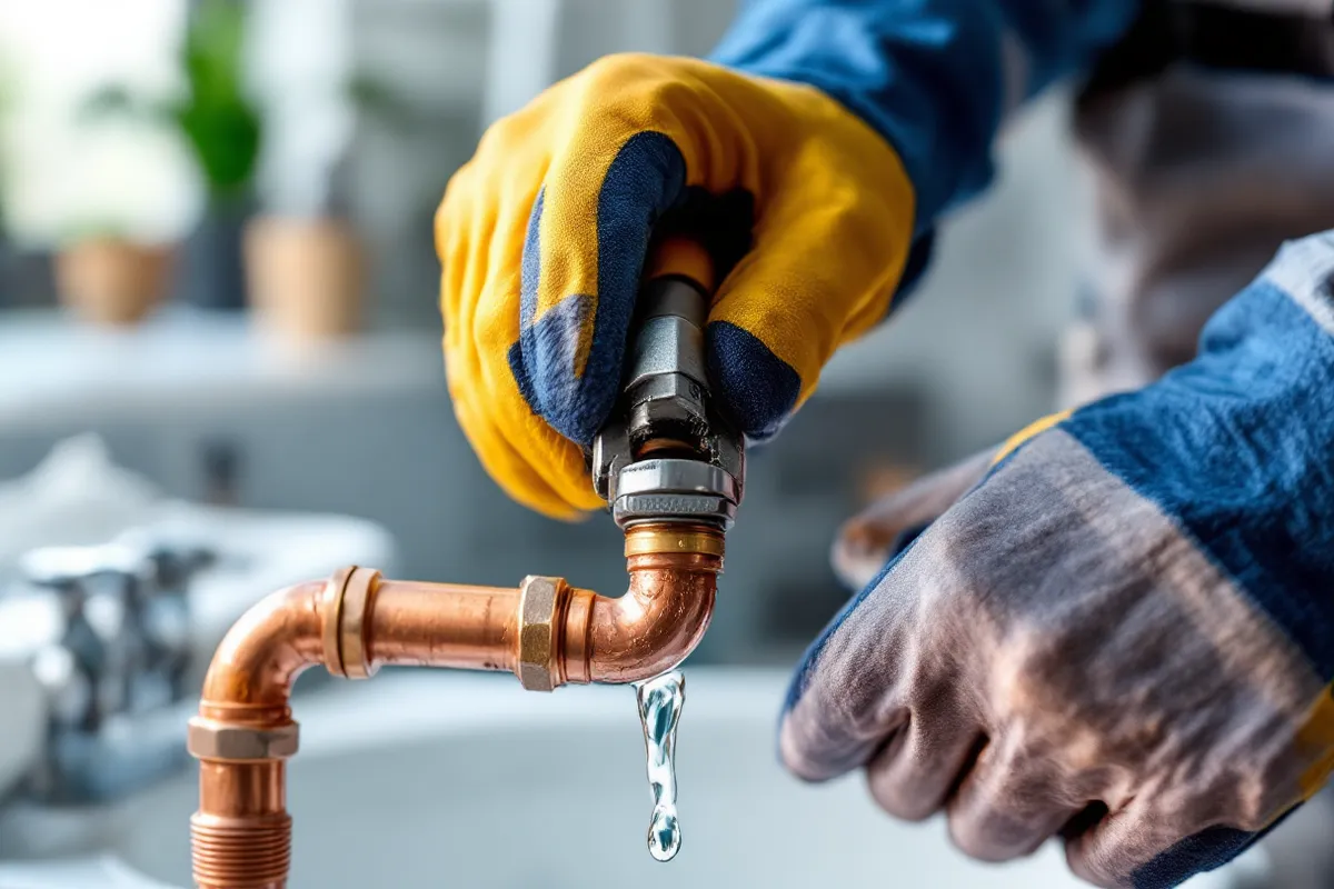 Practical on-site detail supporting 5 plumbing checks to do before you leave on holiday