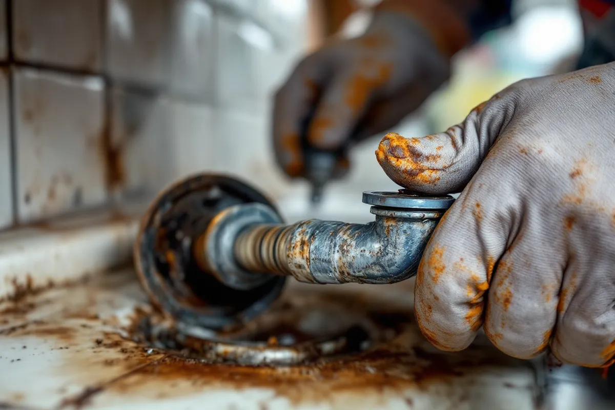 Practical on-site detail supporting 10 signs your drain needs a professional (not just a plunger)