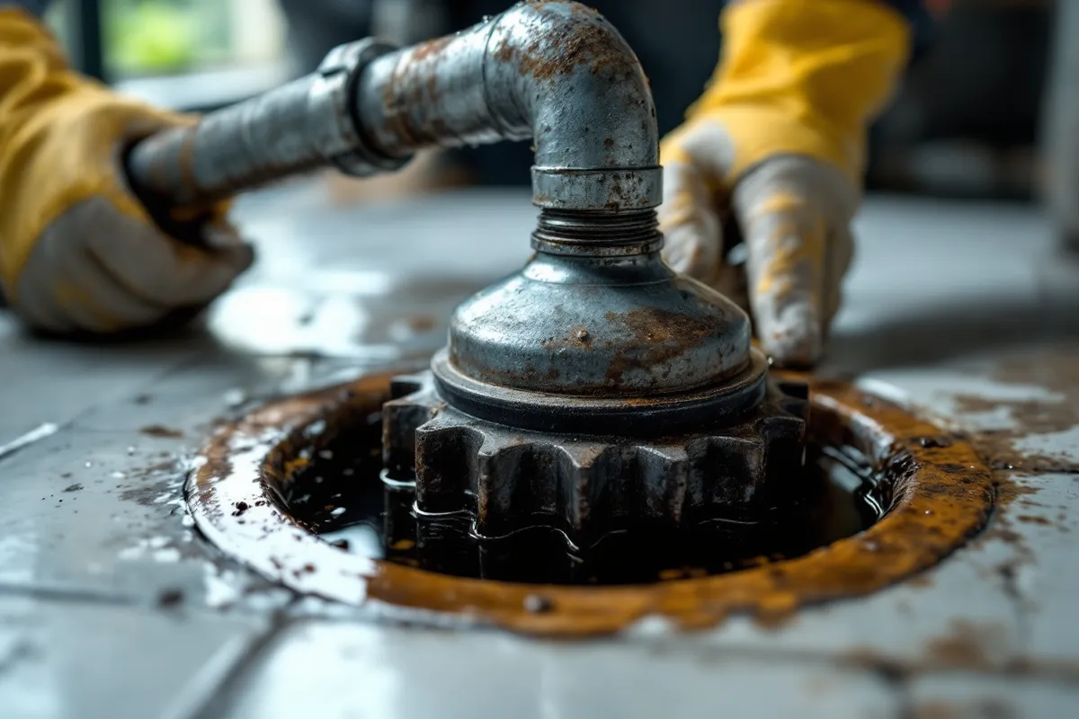Practical on-site detail supporting why drains smell worse in summer (and what to do)
